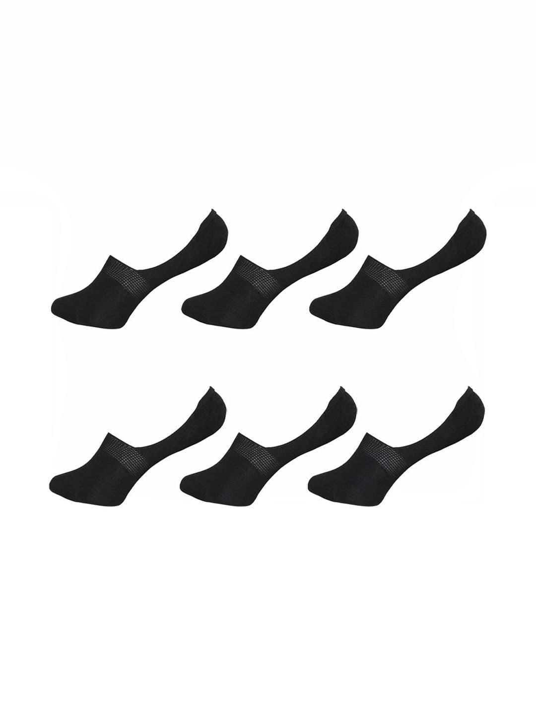 Blacktank Men Pack of 6 Cotton Shoe Liners Socks - view 1