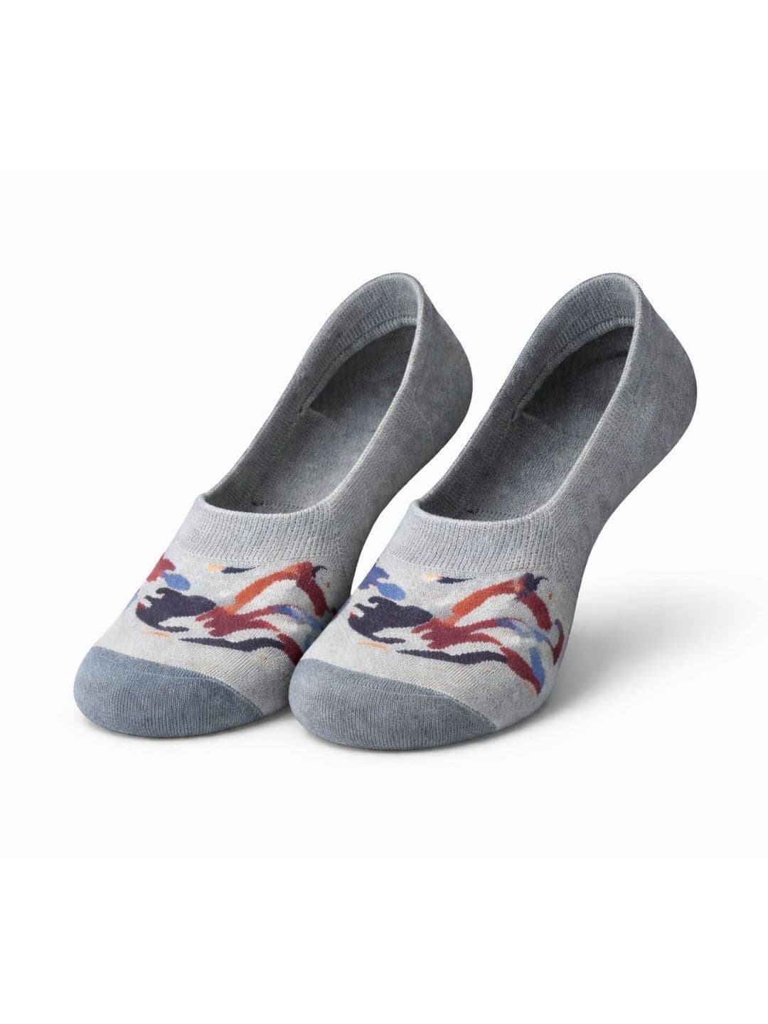 Blacktank Men Cotton Patterned Shoe Liners Socks - view 1