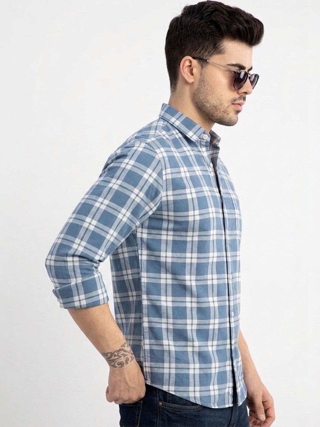 Roadster Men Classic Checked Casual Shirt - view 1