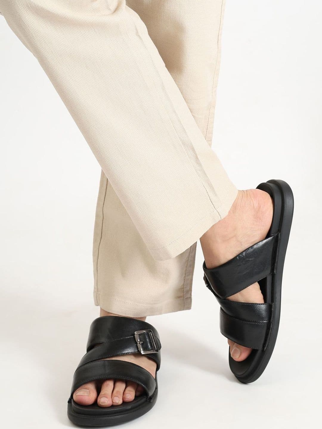 yoho Men Leather Comfort Sandals - view 1