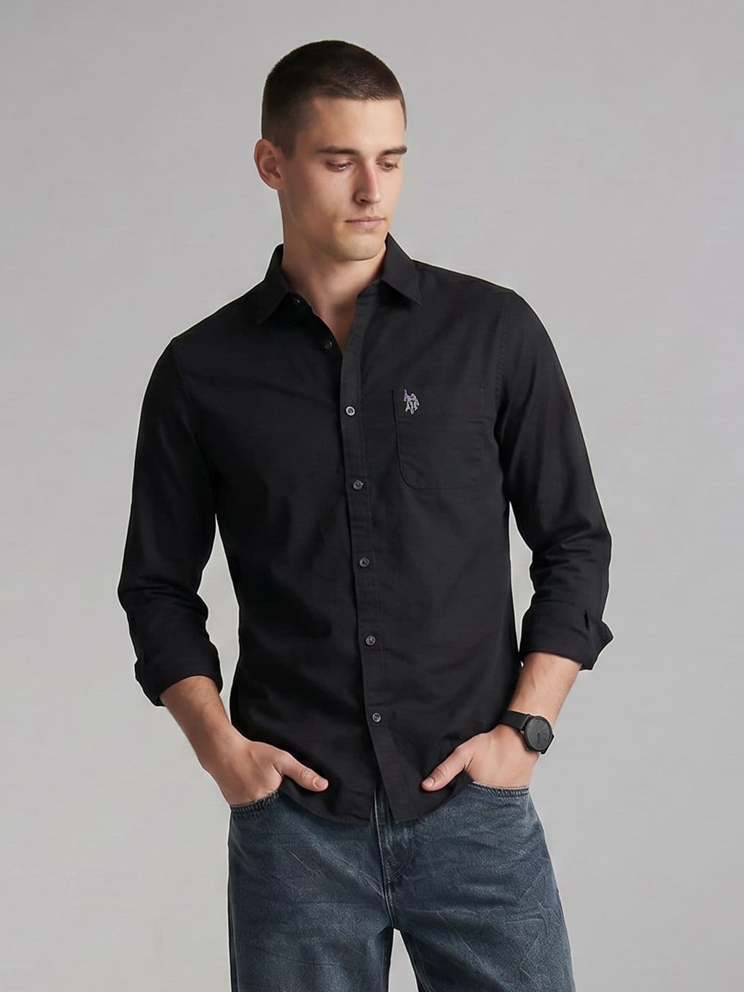 U.S. Polo Assn. Denim Co. Pure Cotton Casual Shirt - view 1