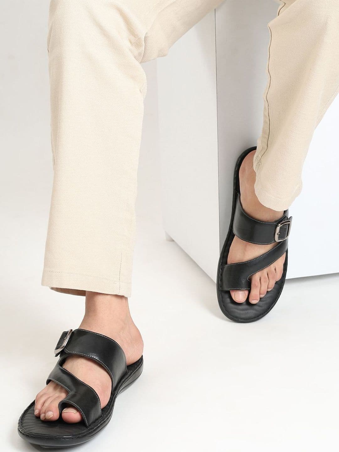yoho Men Leather Comfort Sandals - view 1