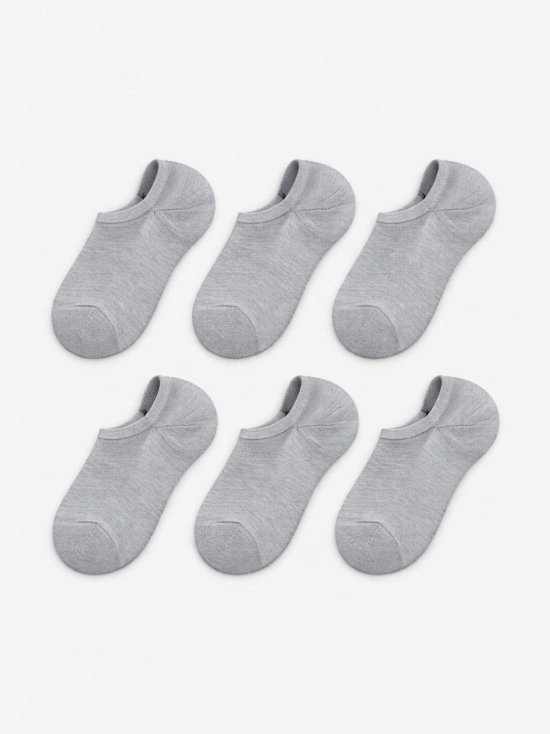 Blacktank Men Pack of 6 Cotton Shoe Liners Socks - view 1