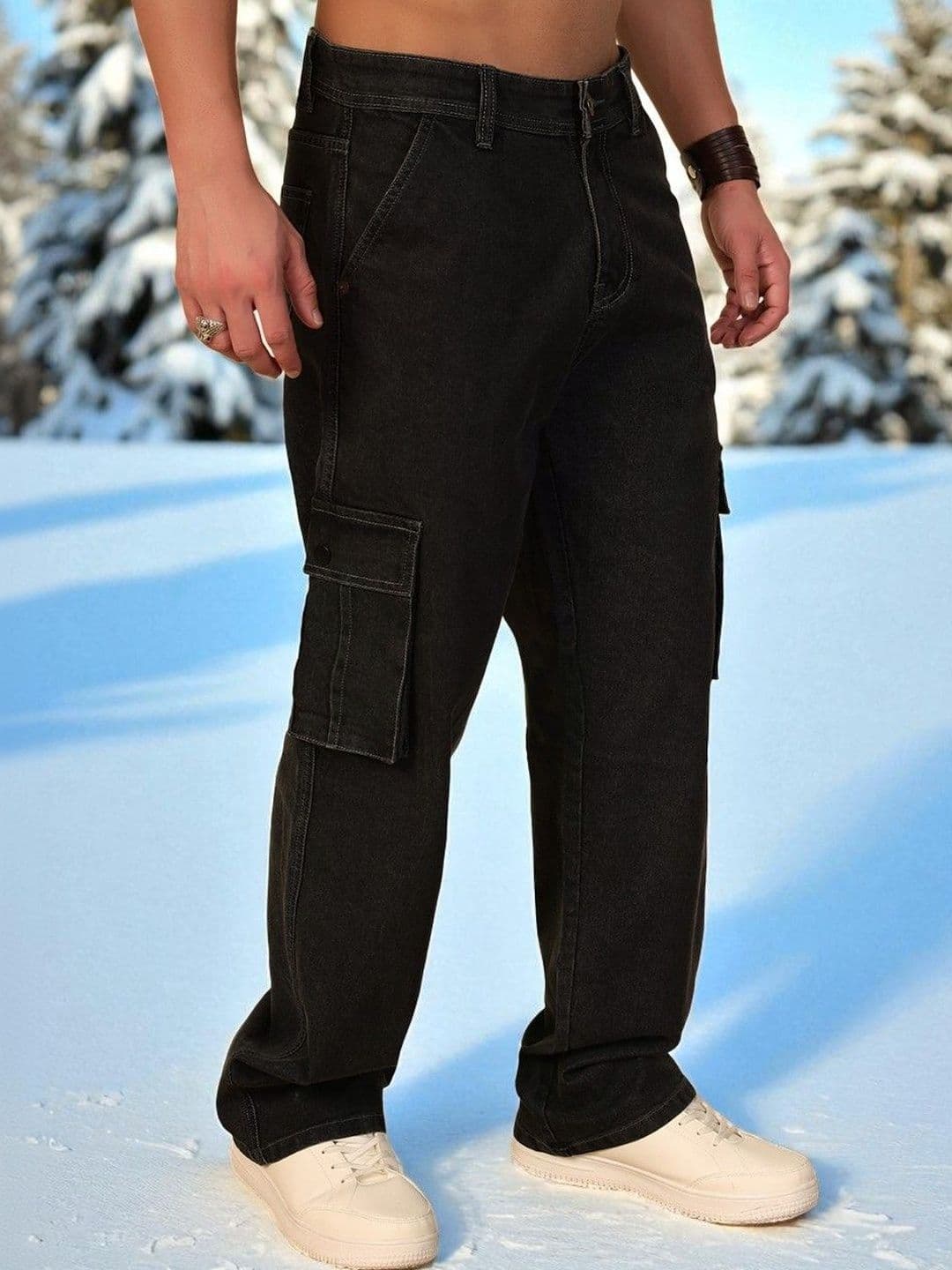 DENIMLOOK Men Straight Fit Mid-Rise Jeans - view 1