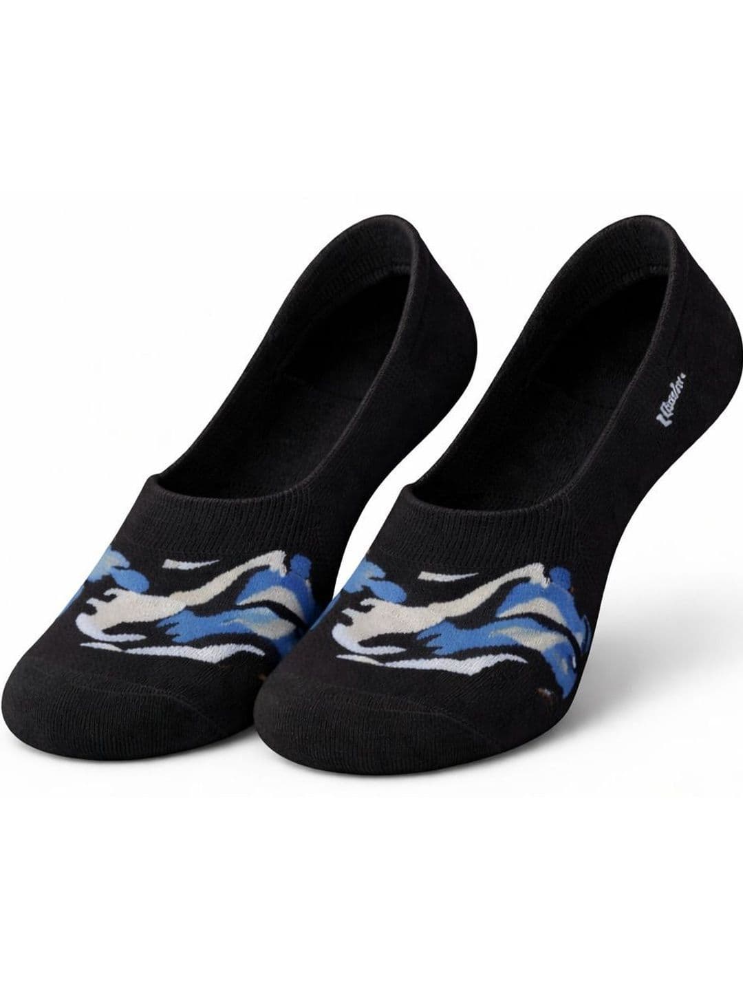 Blacktank Men Cotton Patterned Shoe Liners Socks - view 1