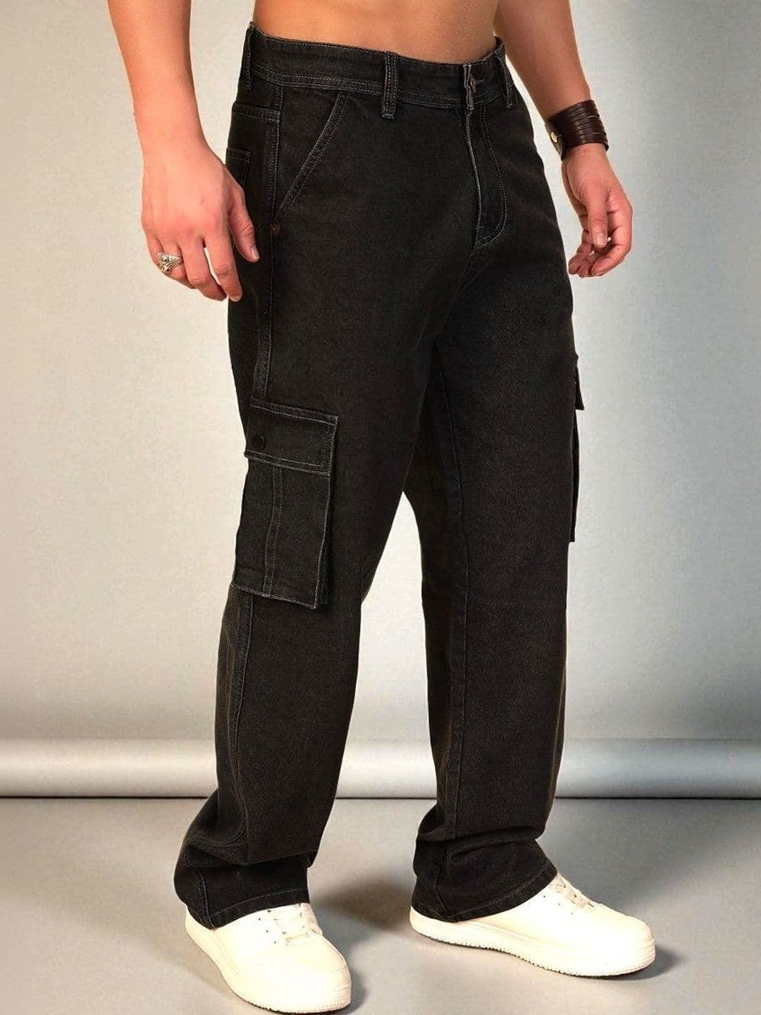 DENIMLOOK Men Straight Fit Mid-Rise Jeans - view 1