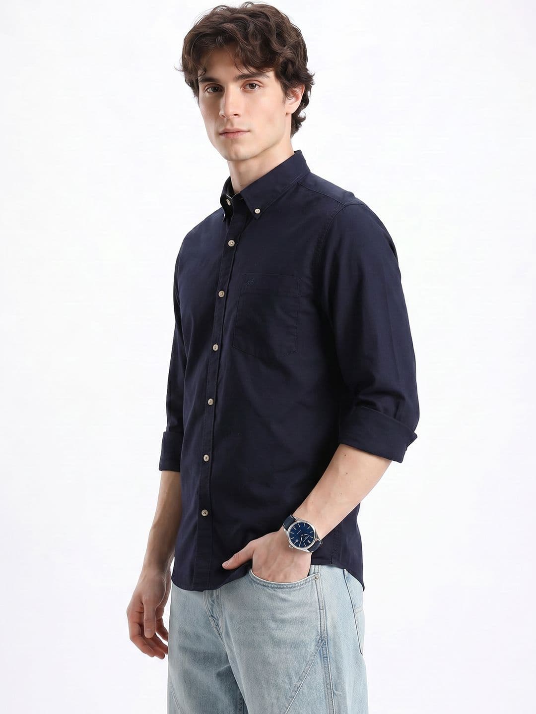 Aeropostale Button-Down Collar Pure Cotton Casual Shirt - view 1
