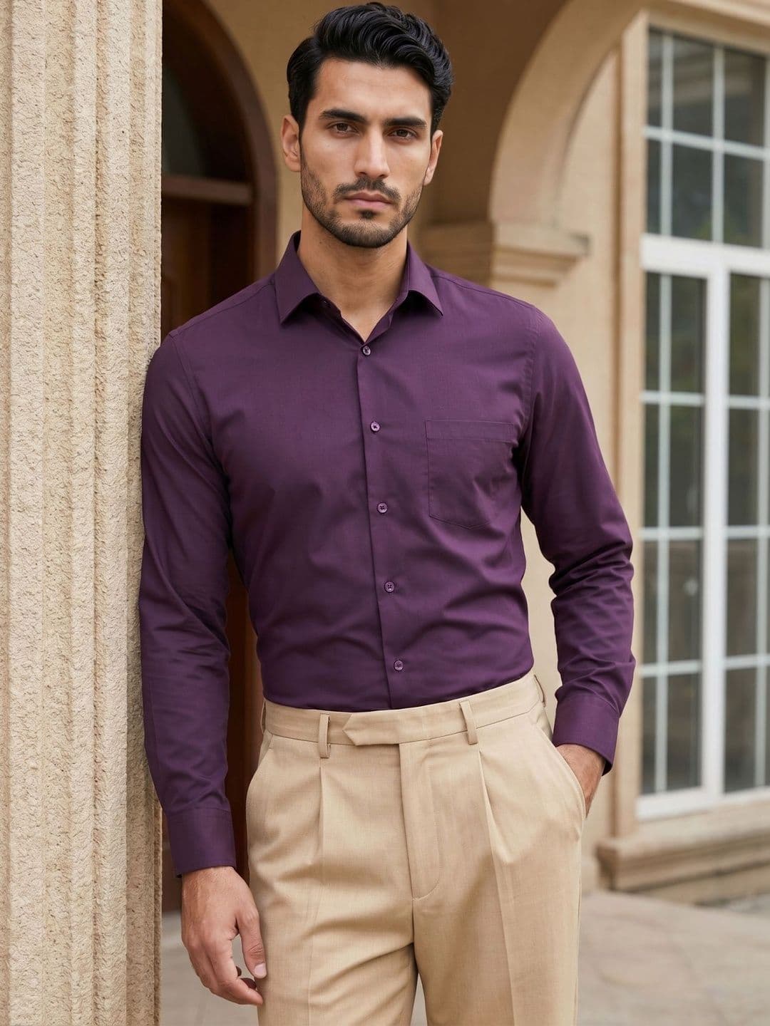 Indian Needle Men Classic Formal Shirt