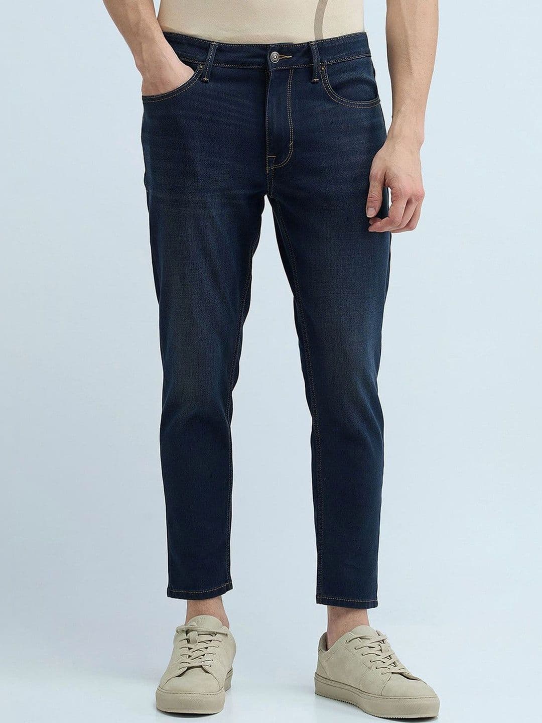 Flying Machine Men Relaxed Fit Mid-Rise Stretchable Jeans - view 1