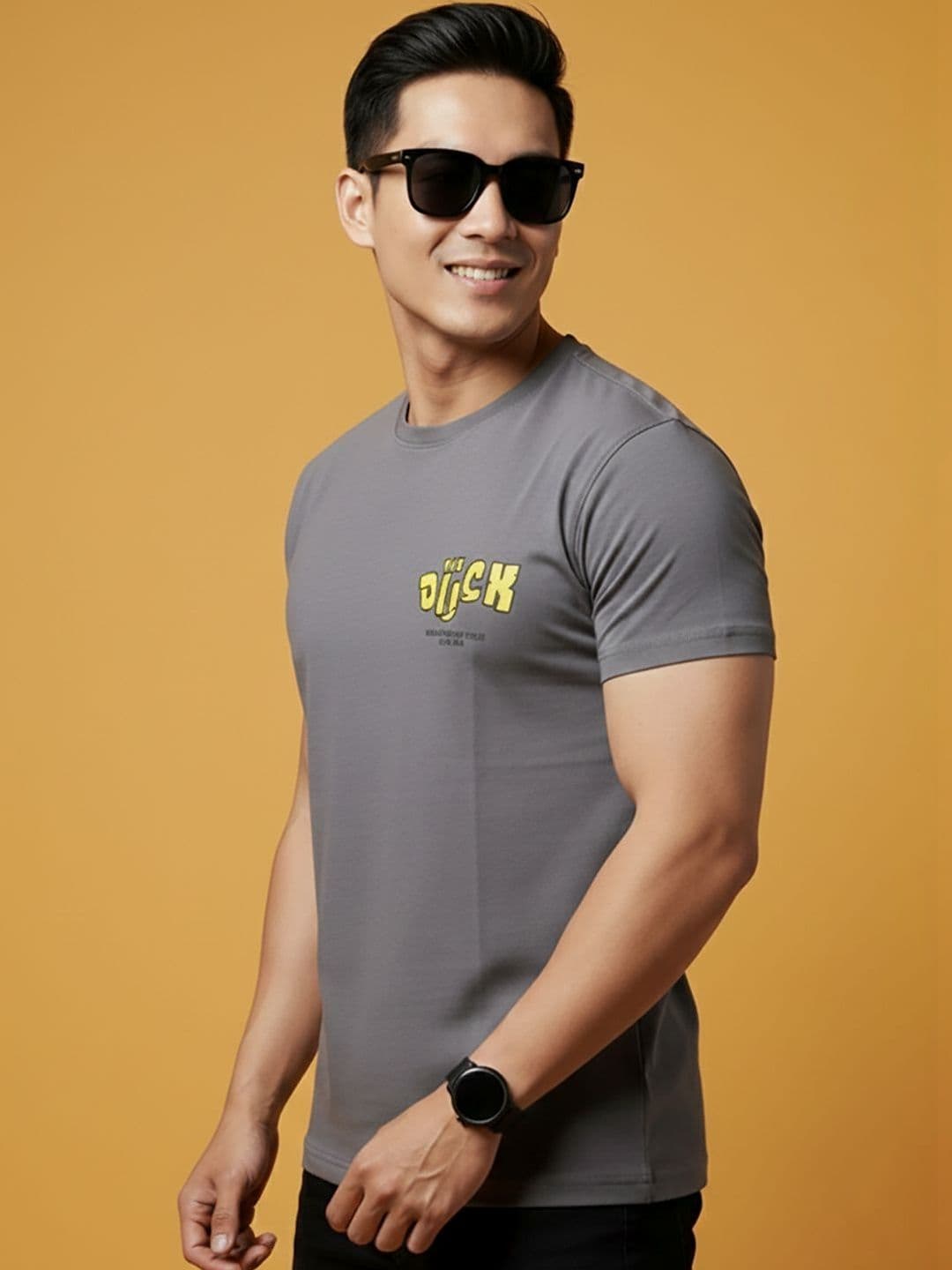 HERE&NOW Men Typography Printed T-shirt - view 1