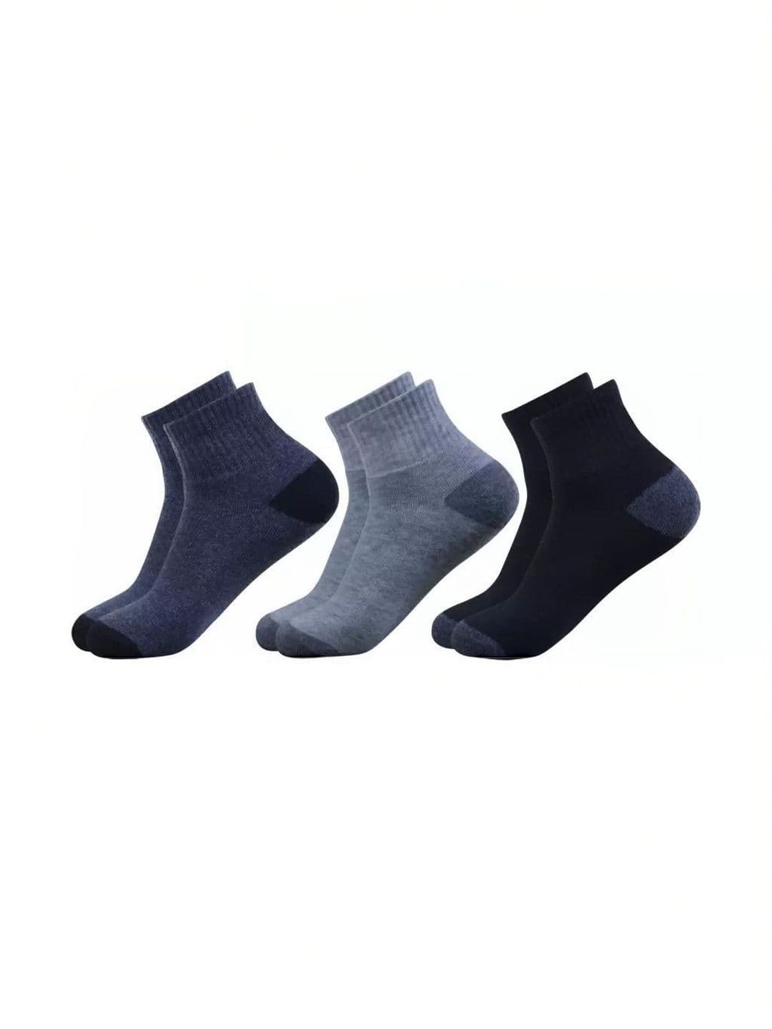 Blacktank Men Pack of 3 Cotton Above Ankle Socks - view 1