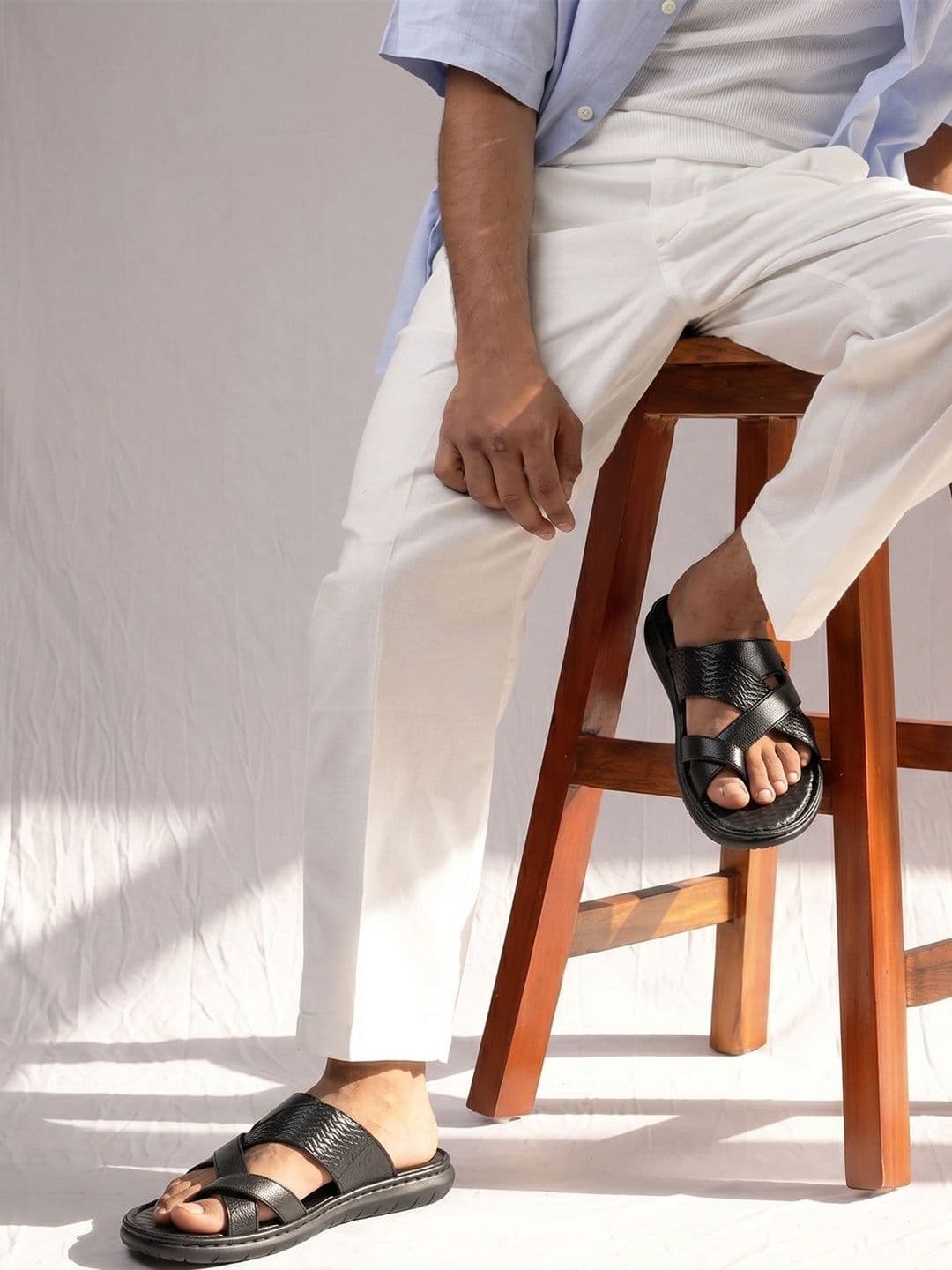 yoho Men Leather Comfort Sandals - view 1