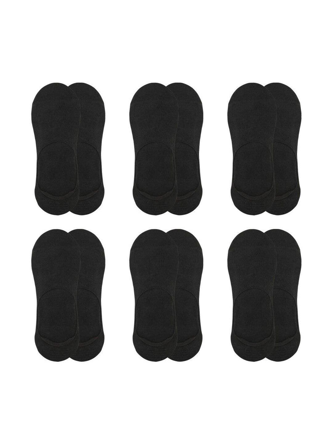 Blacktank Men Pack of 6 Cotton Shoe Liners Socks - view 1
