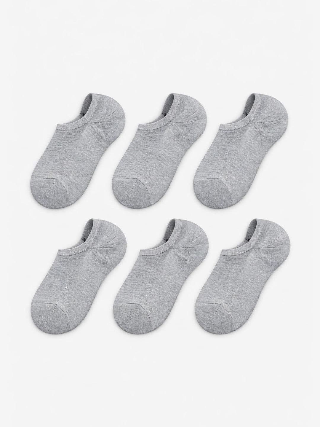 Blacktank Men Pack of 6 Cotton Shoe Liners Socks - view 1
