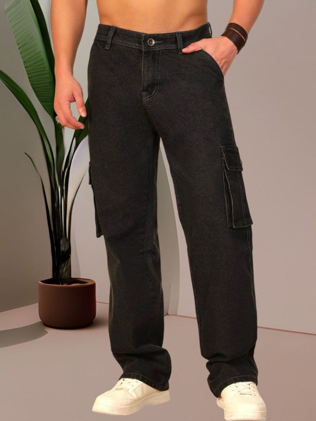DENIMLOOK Men Relaxed Fit Mid-Rise Jeans