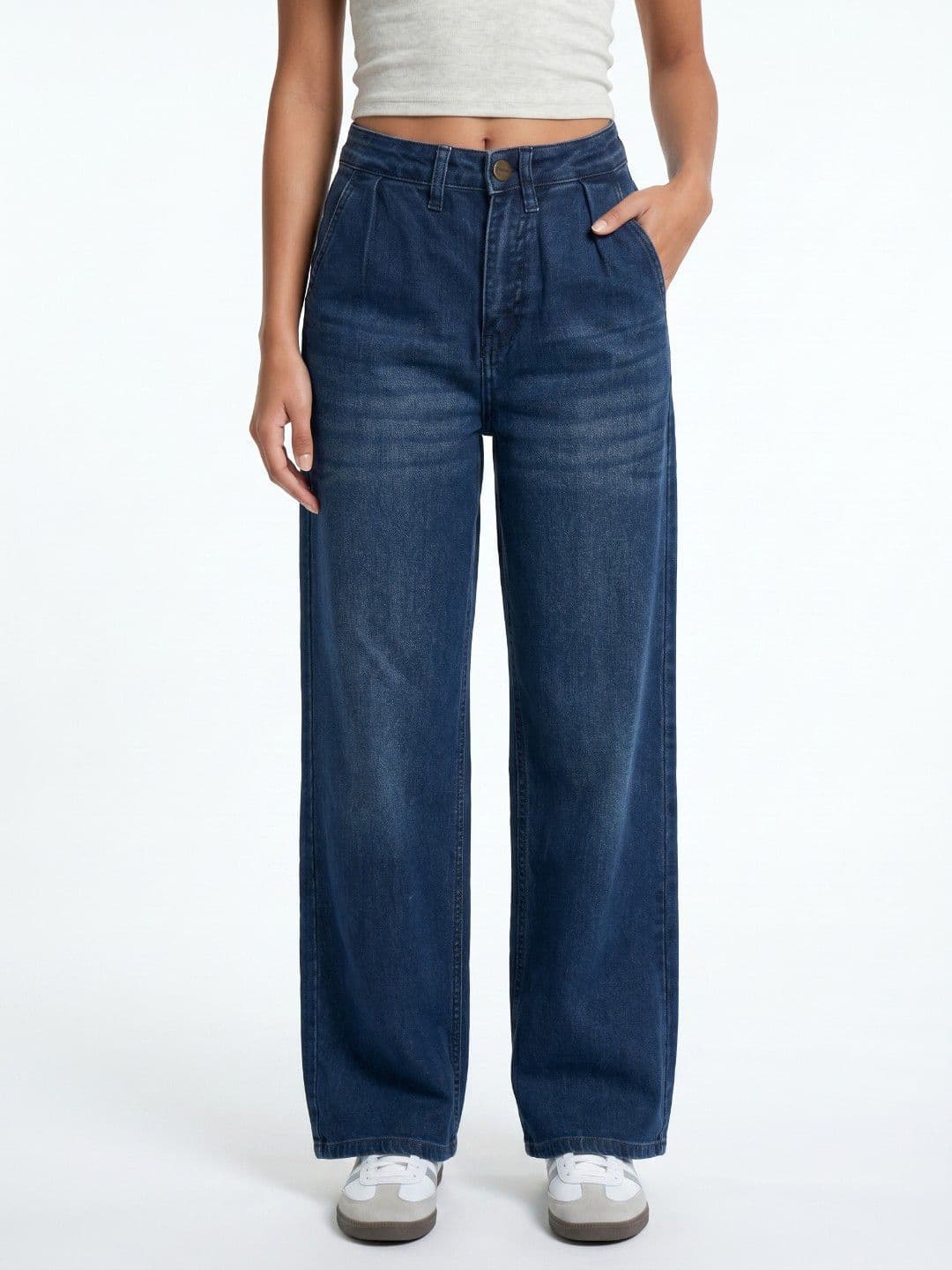 glitchez Women Mid-Rise Light Fade Jeans - view 1