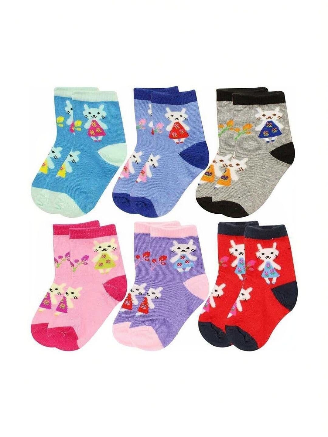 Blacktank Men Pack of 6 Cotton Patterned Ankle Length Socks - view 1