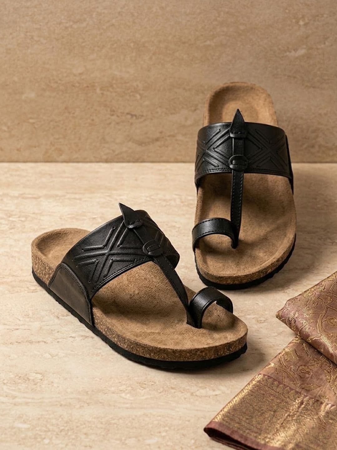 House of Pataudi Men Slip-On Comfort Sandals - view 1