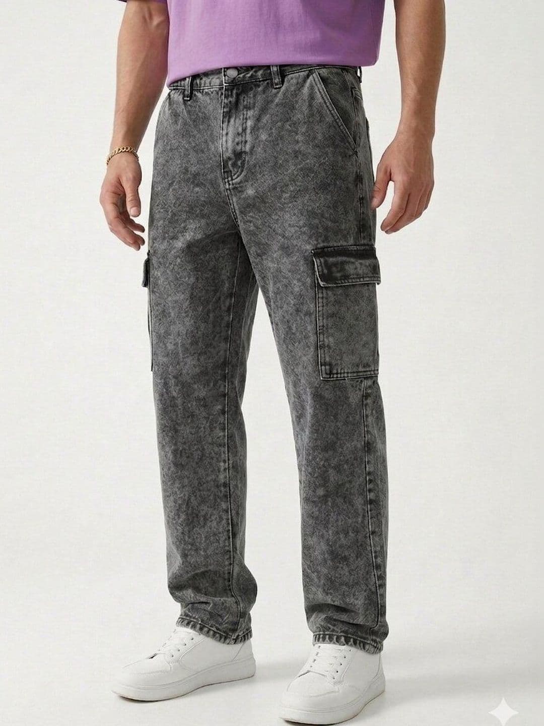SZN Men Relaxed Fit Mid-Rise Heavy Fade Jeans - view 1