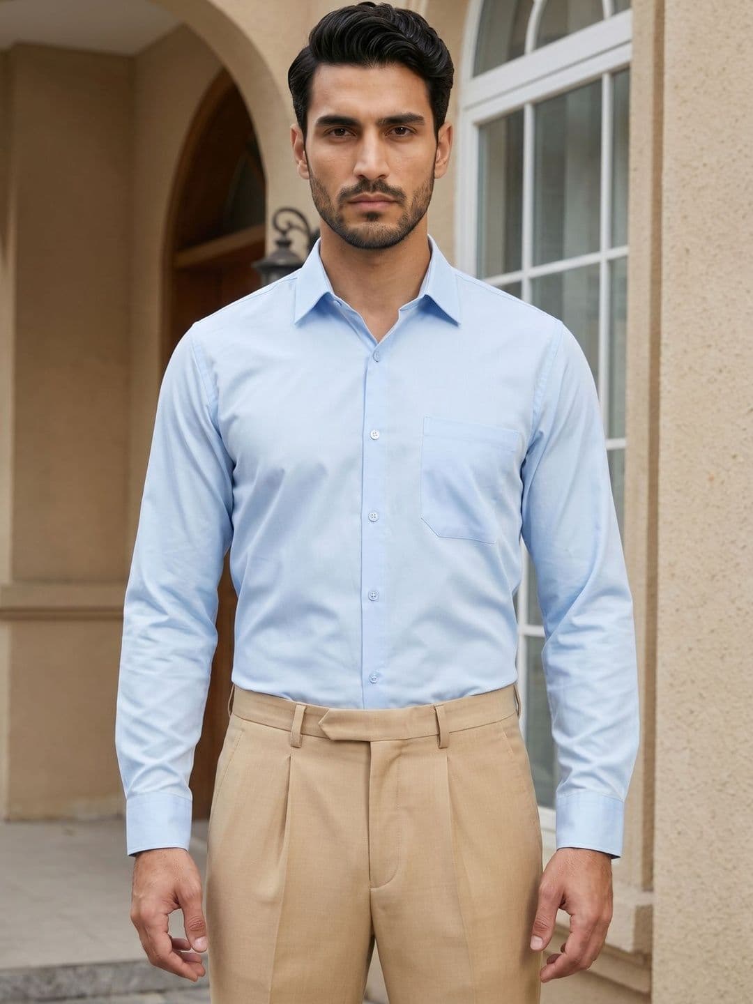 Indian Needle Men Classic Casual Shirt