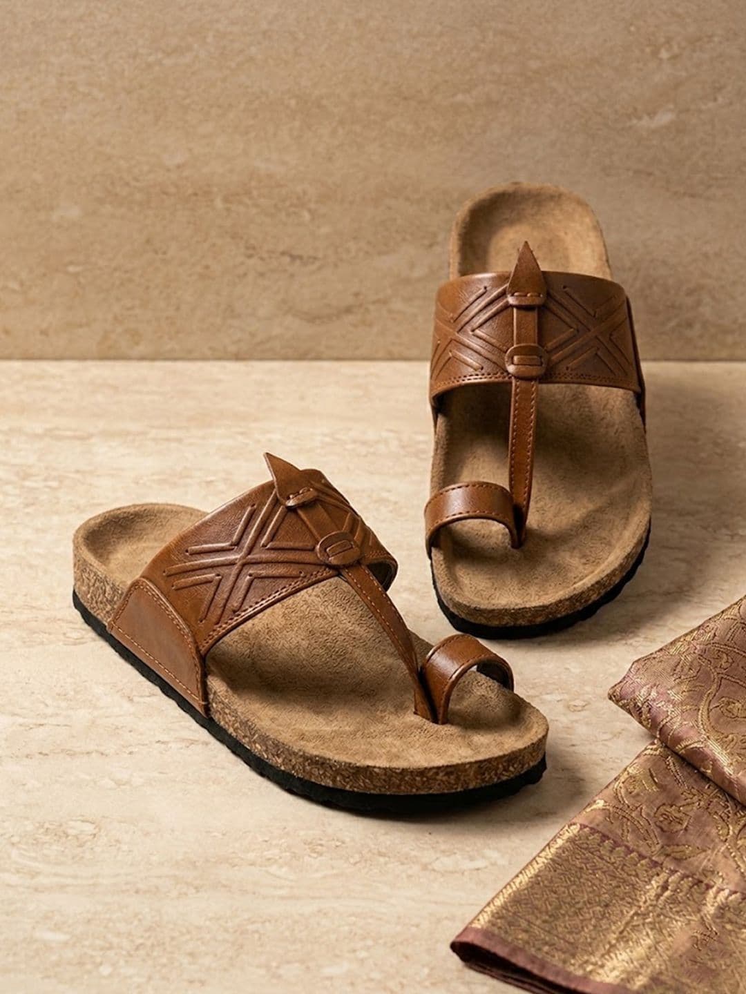 House of Pataudi Men Slip-On Comfort Sandals - view 1