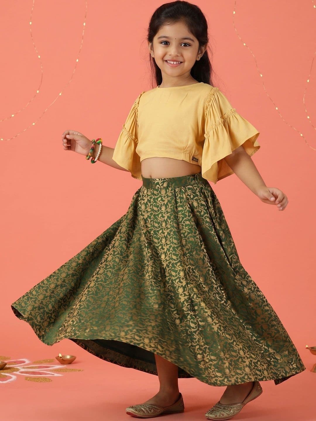 KiddoPanti Girls Ready to Wear Lehenga Choli - view 1