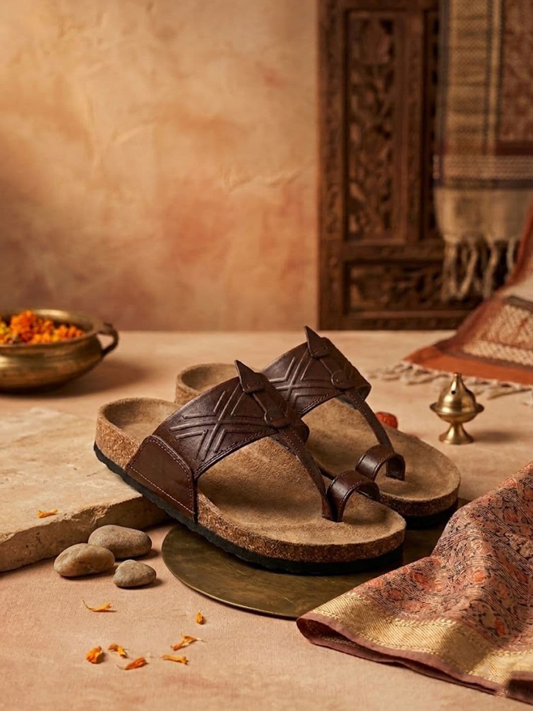 House of Pataudi Men Slip-On Comfort Sandals - view 1