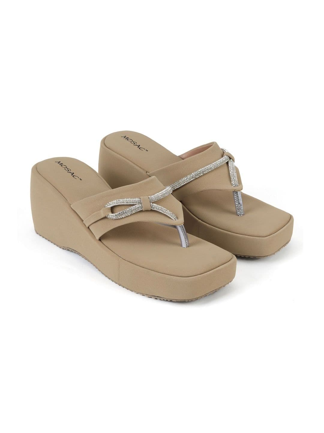 MOSAC Embellished Party Wedge Sandals - view 1