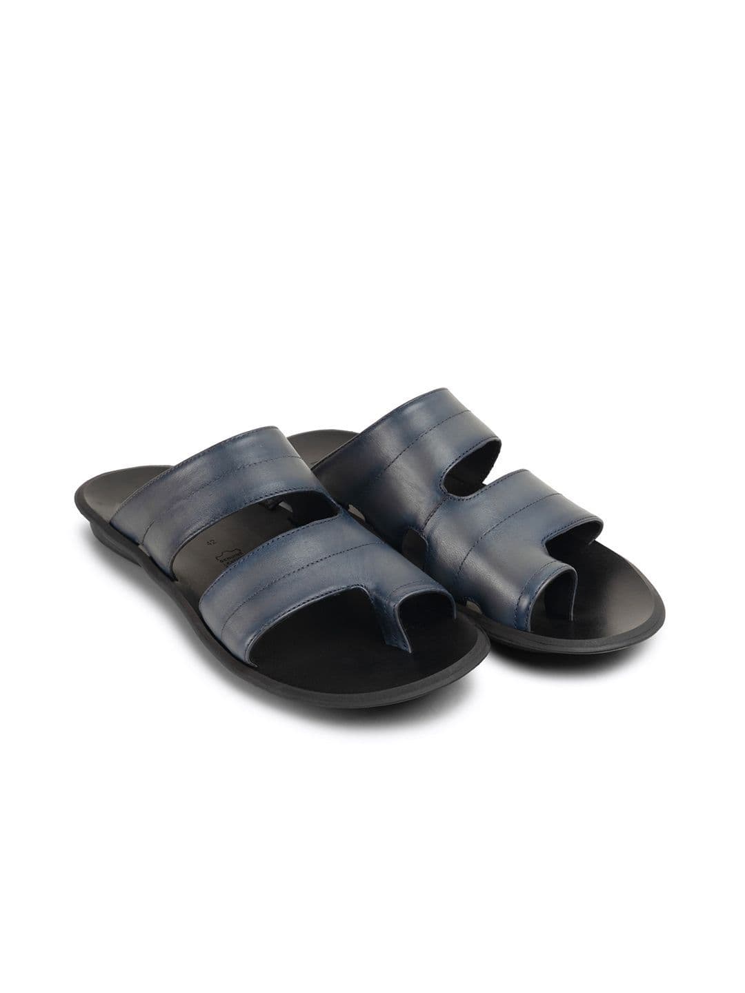 Language Men Leather Comfort Sandals - view 1