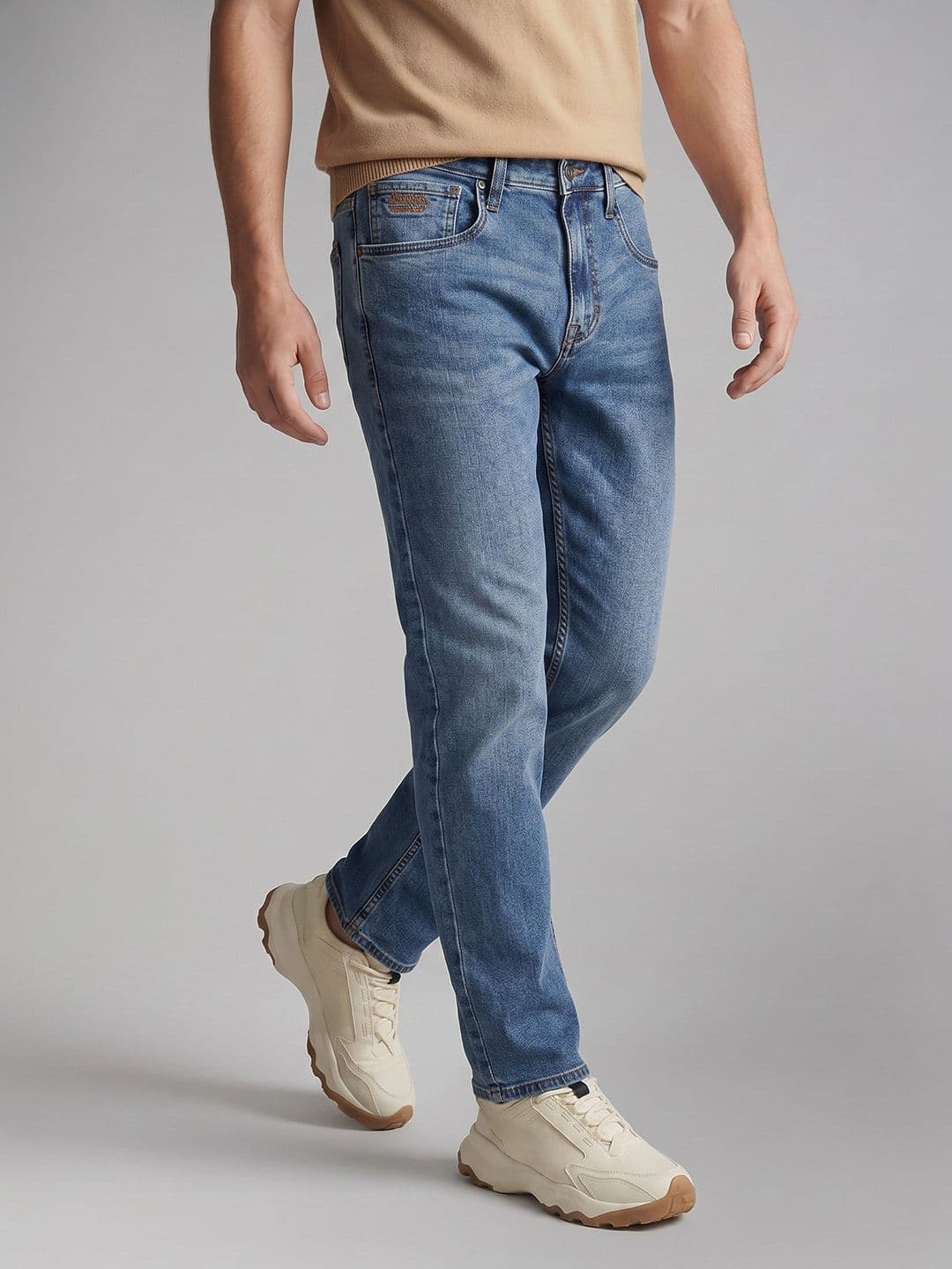 U.S. Polo Assn. Denim Co. Men Regular Fit Light Fade Stretchable Jeans - view 1