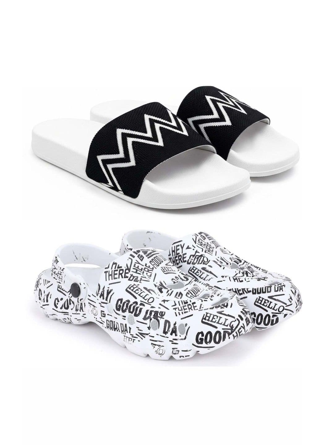 KAPYANSH Men Printed Sliders - view 1