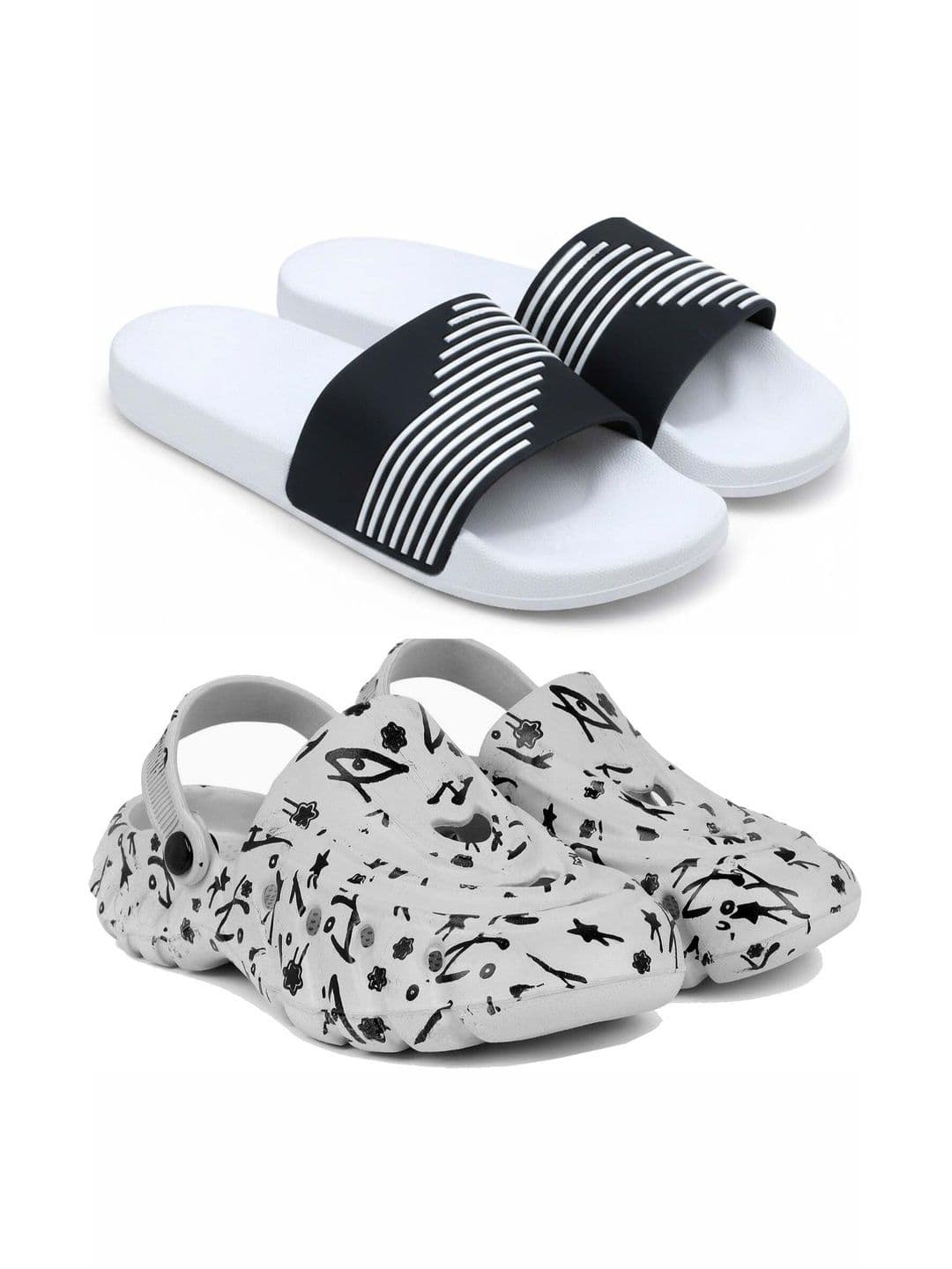 KAPYANSH Men Striped Sliders - view 1