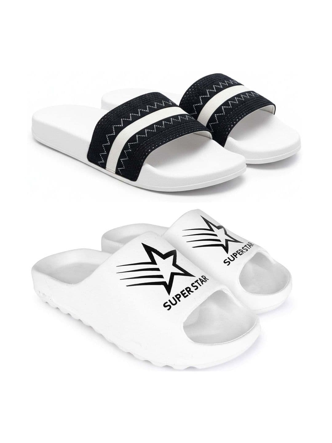 KAPYANSH Men Printed Sliders - view 1