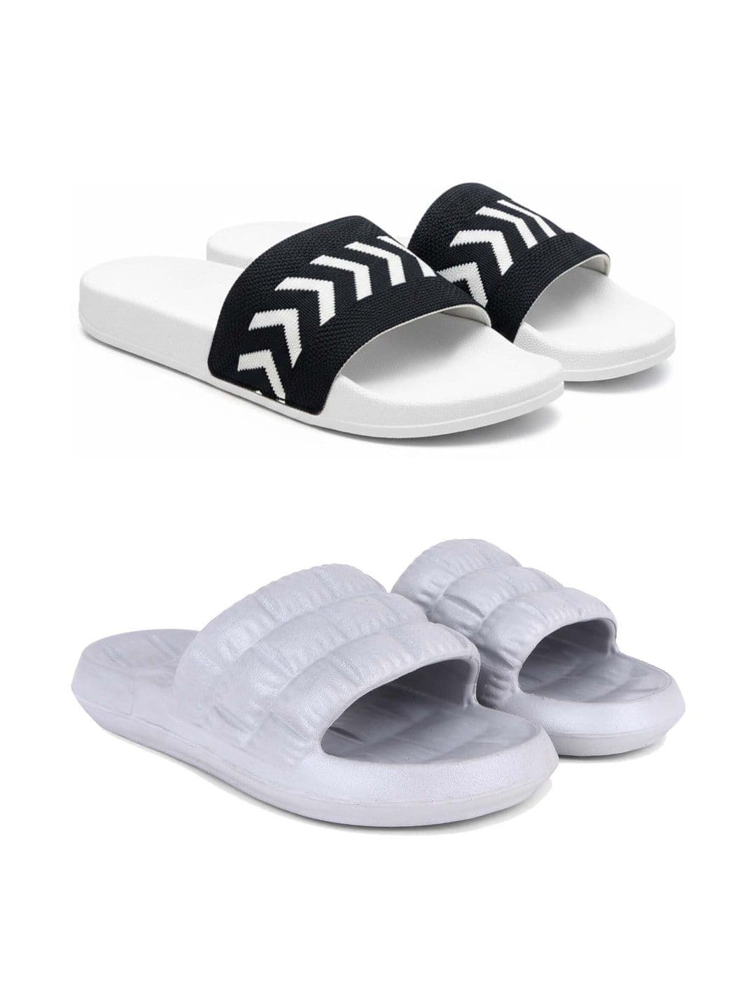 Pampy Angel Men Printed Sliders - view 1