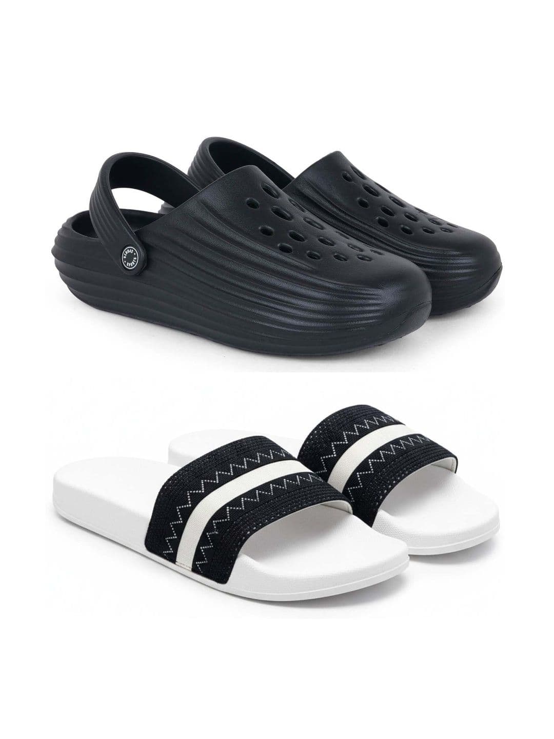 KAPYANSH Men Striped Sliders - view 1