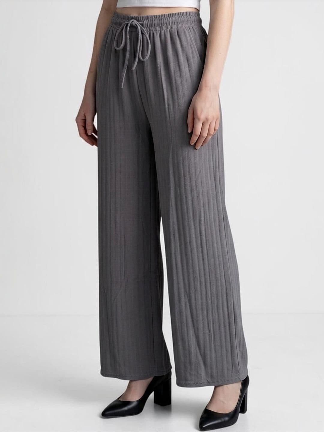 Nelwin Ji Women Knitted Palazzos - view 1