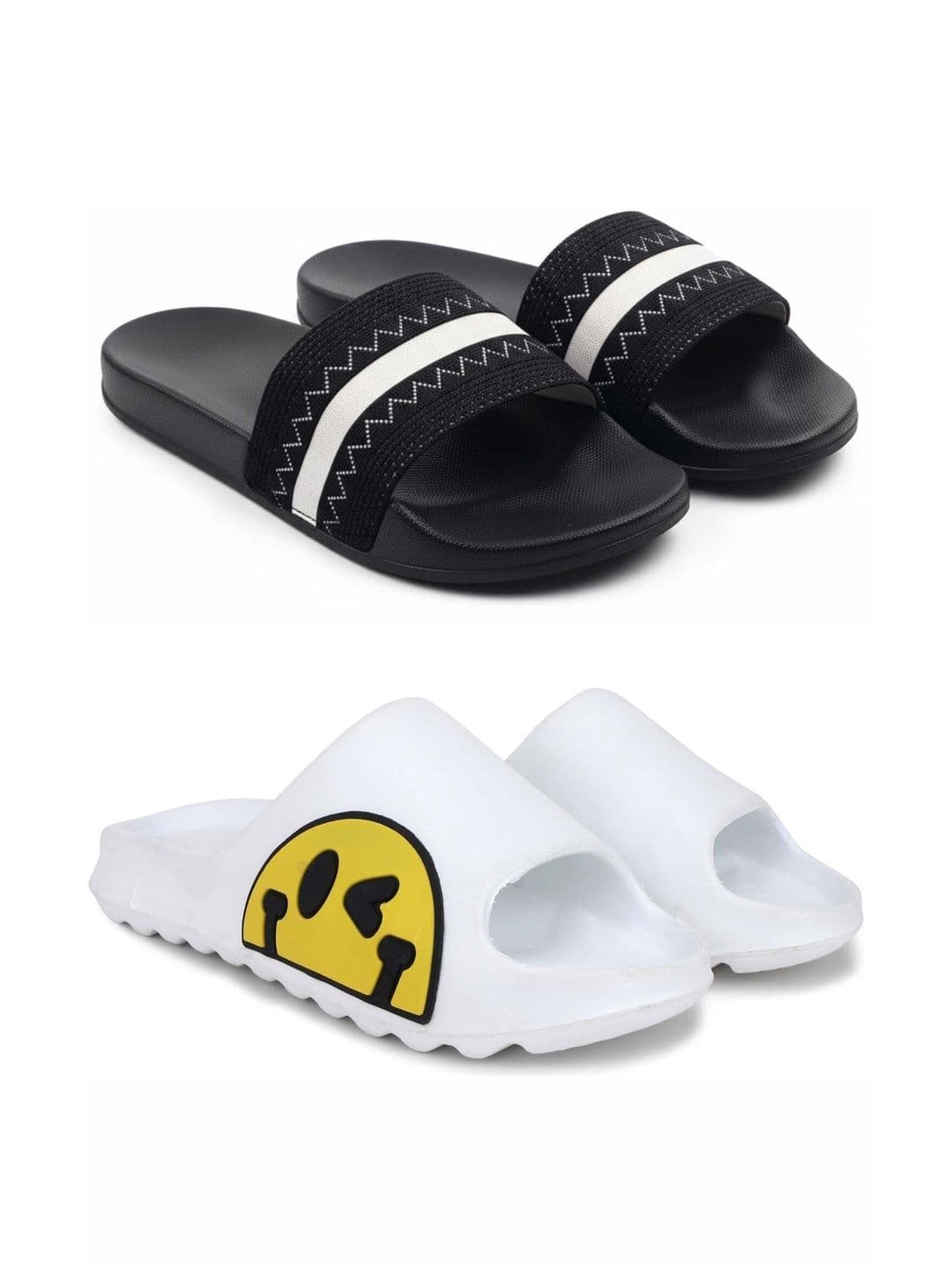 Pampy Angel Men Striped Sliders - view 1