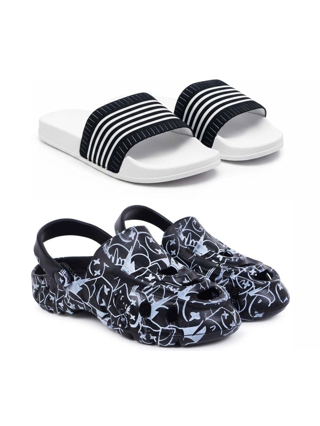 Pampy Angel Men Printed Clogs - view 1