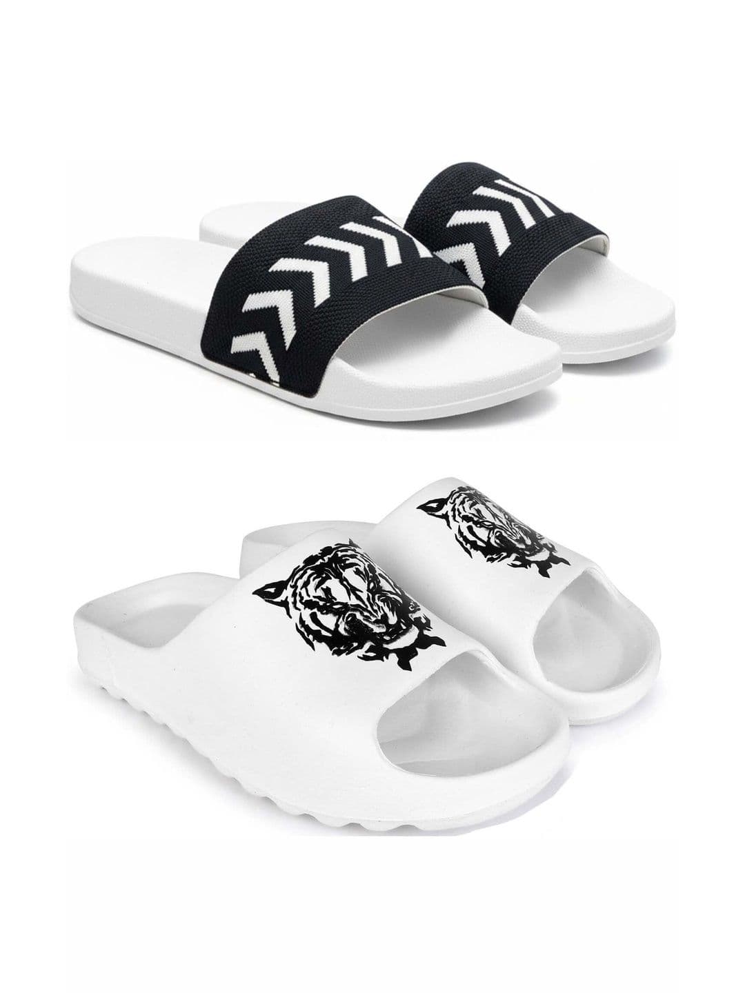 KAPYANSH Men Printed Sliders - view 1