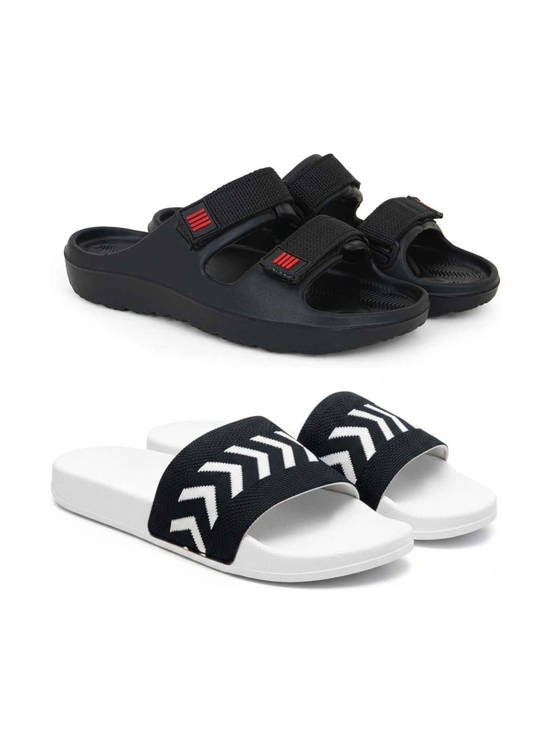 Pampy Angel Men Printed Sliders - view 1