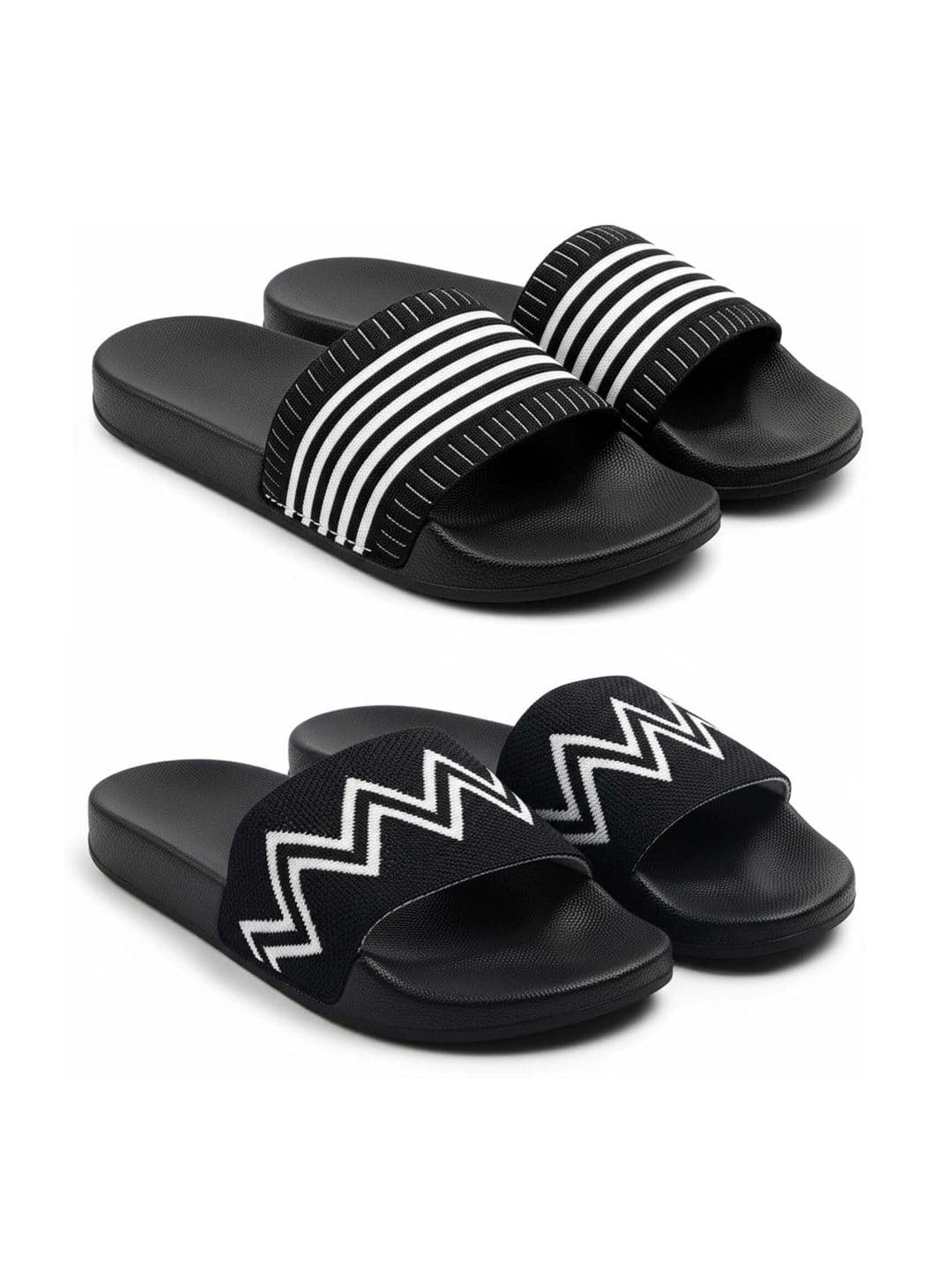 Pampy Angel Men Striped Sliders - view 1