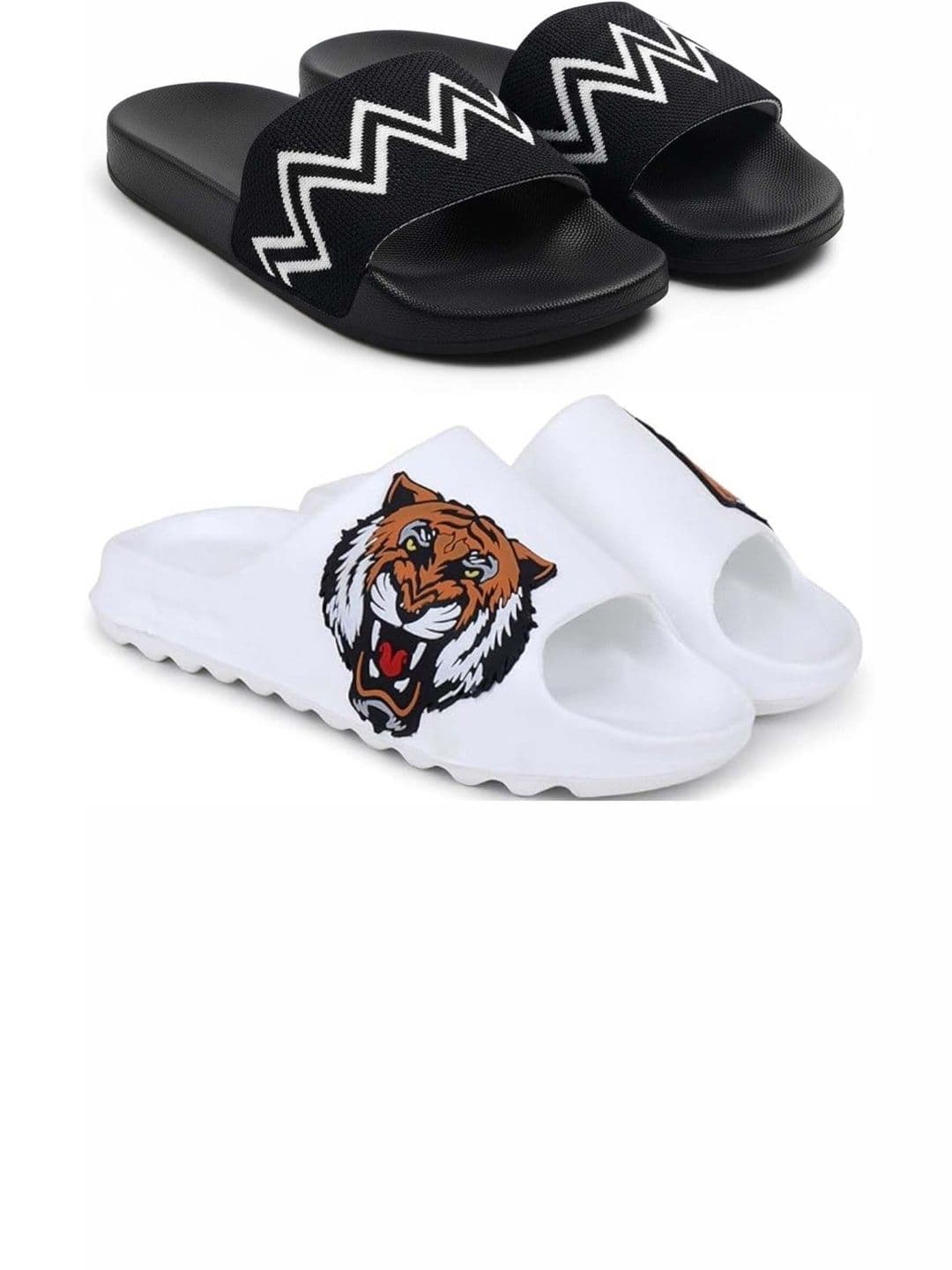 KAPYANSH Men Printed Sliders - view 1