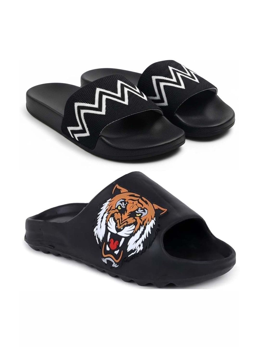 KAPYANSH Men Printed Sliders - view 1