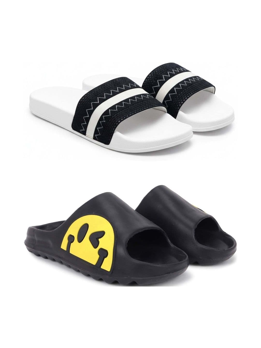 Pampy Angel Men Printed Sliders - view 1