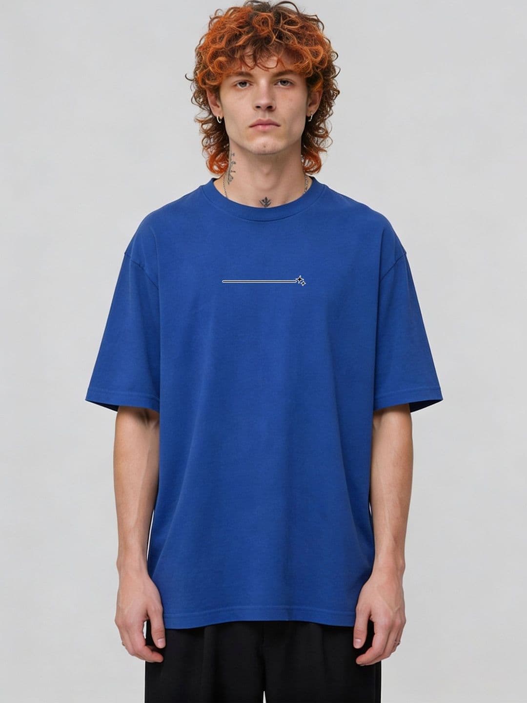 FARDA Unisex Printed Drop-Shoulder Sleeves T-shirt - view 1