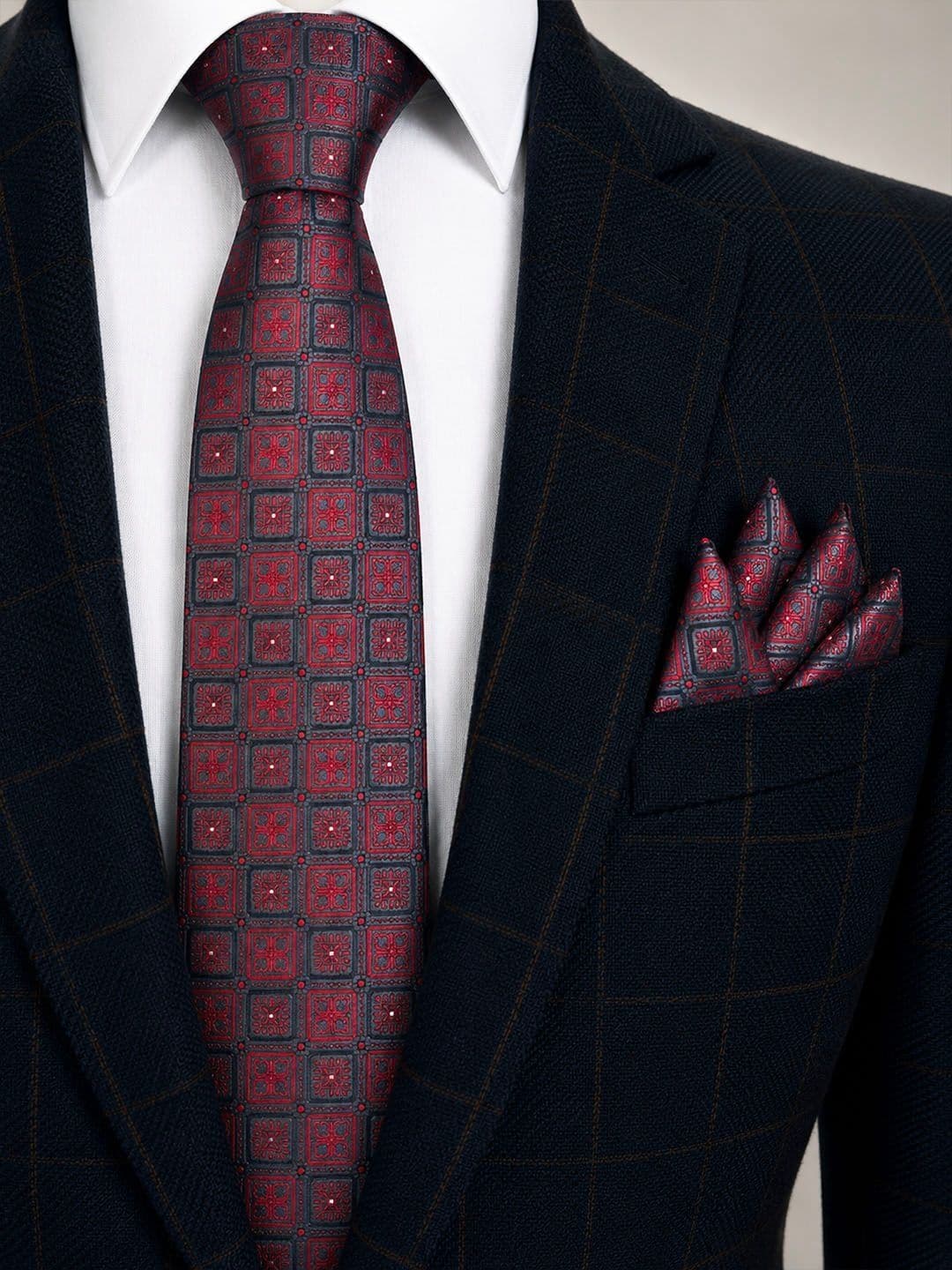 Cazzano Men Checked Skinny Tie - view 1