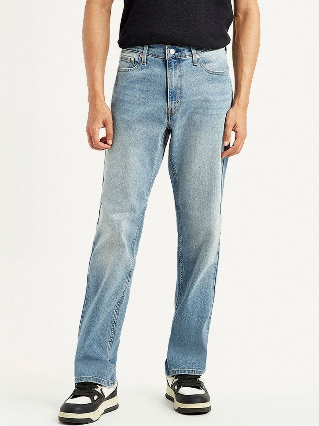 Levis 541 Men Classic Tapered Fit Mid-Rise Heavy Fade Jeans - view 1