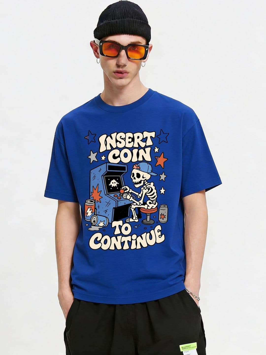FARDA Unisex Printed Drop-Shoulder Sleeves T-shirt - view 1
