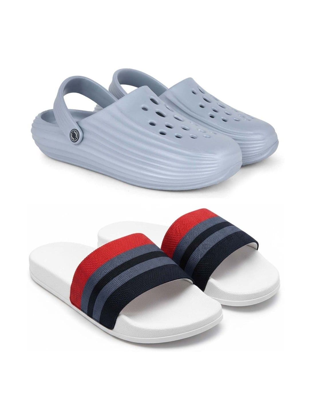 Pampy Angel Men Colourblocked Thong Flip-Flops - view 1