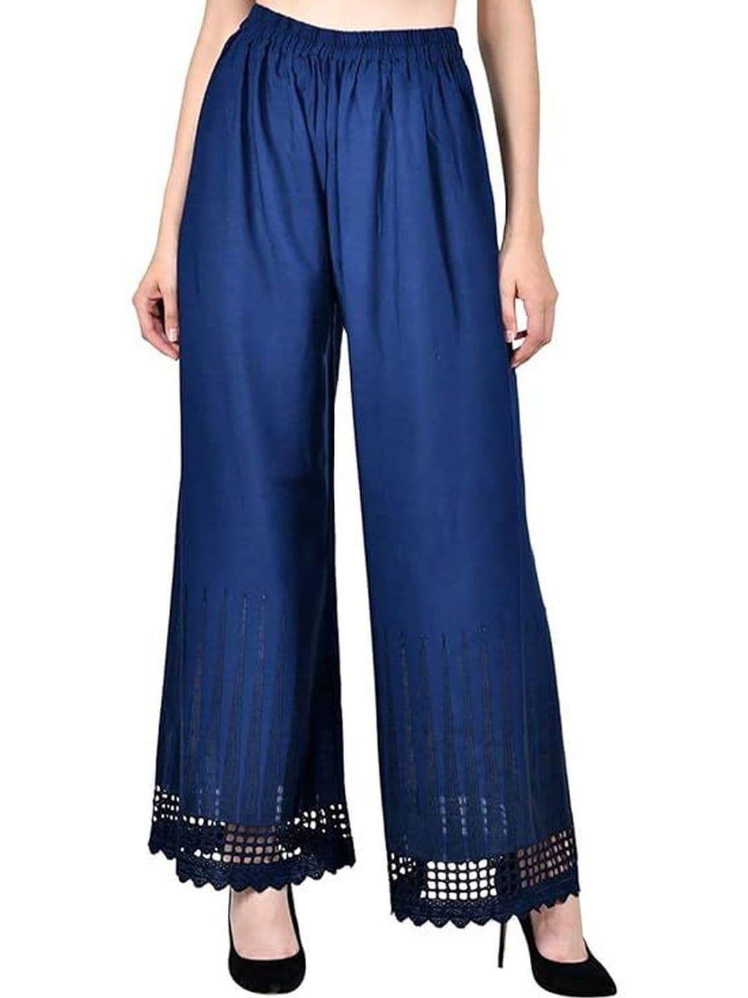 TNQ Women Embroidered Ethnic Palazzos - view 1